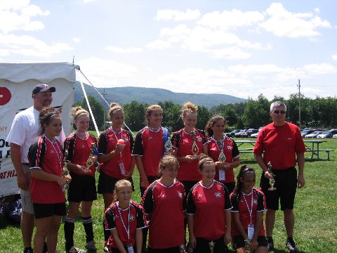 2006 Future Famers U14 Girls Champions Sauquoit (taking another picture :-))
